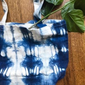 Trendy Indigo Dyed Grocery Tote